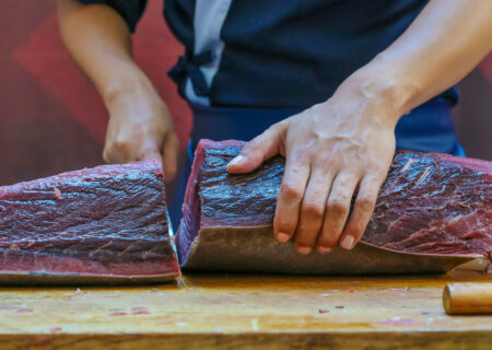Bluefin Tuna Carving & Japanese Tasting Menu at KIBOU Cambridge