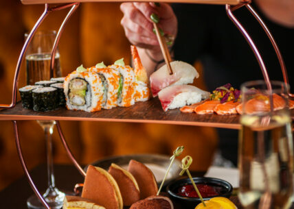Japanese-inspired afternoon tea - classic Japanese-inspired afternoon tea - classic